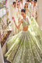 Wedding Wear Neon Green Lehenga Choli With Luxe Embroidery & Sequins For Women