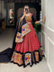 Multi Color Sabyasachi Kutchi Gamthi Work Lehenga Choli For Women