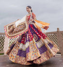 WEDDING SPECIAL MULTICOLOUR COTTON KUTCHI PATCHWORK LEHENGA CHOLI WITH DUPATTA SET FOR WOMEN