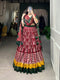 Multi Color Sangeet Night Special Cotton Kutchi Patchwork Lehenga Choli For Women