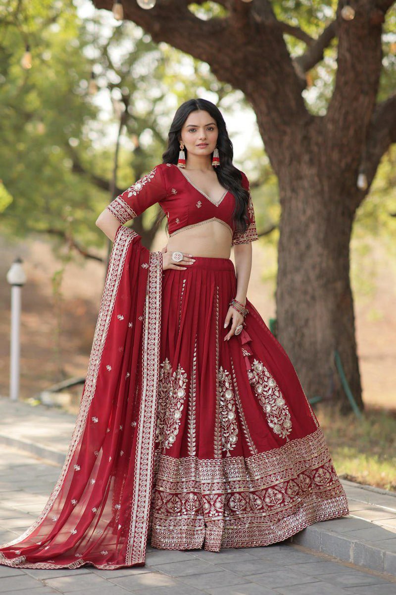 Saree Lehenga Choli Fusion Bridal and Party Wear For Women