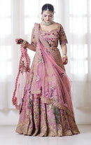 Tiered Lehenga Choli Elegant Wedding Dress and Party Wear For Women