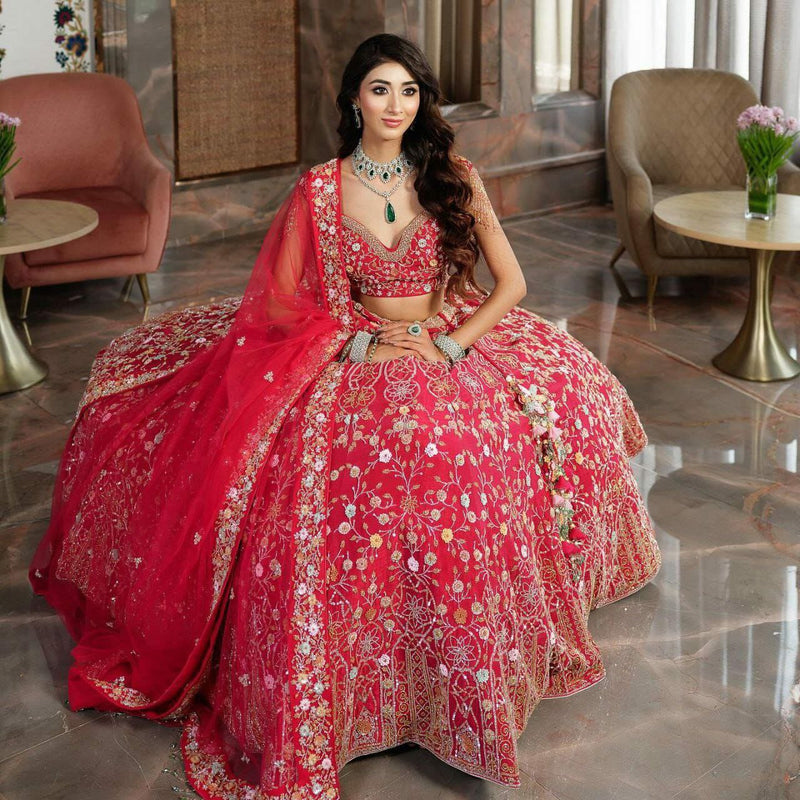 Lehenga Choli with Zari Work Stunning Wedding and Celebration Wear For Women