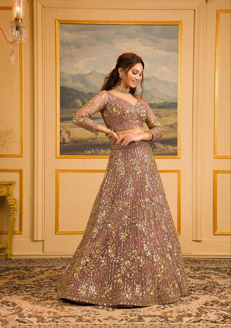 Embroidered Lehenga Choli Luxurious Bridal and Wedding Attire For Women