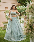 Peplum Lehenga Choli Trendy Party Wear and Bridal Dress For Women