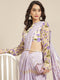 Glossy Satin Silk Saree with Metallic Finish For Women