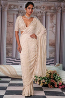 Stunning Bridal Saree with Rich Embroidery and Heavy Craftsmanship for Women