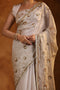 Sophisticated Party Wear Saree with Glamorous Drapes Rich Work and Heavy Detailing for Women