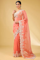 Exclusive Designer Saree with Rich Handwork and Heavy Embellishments for Women