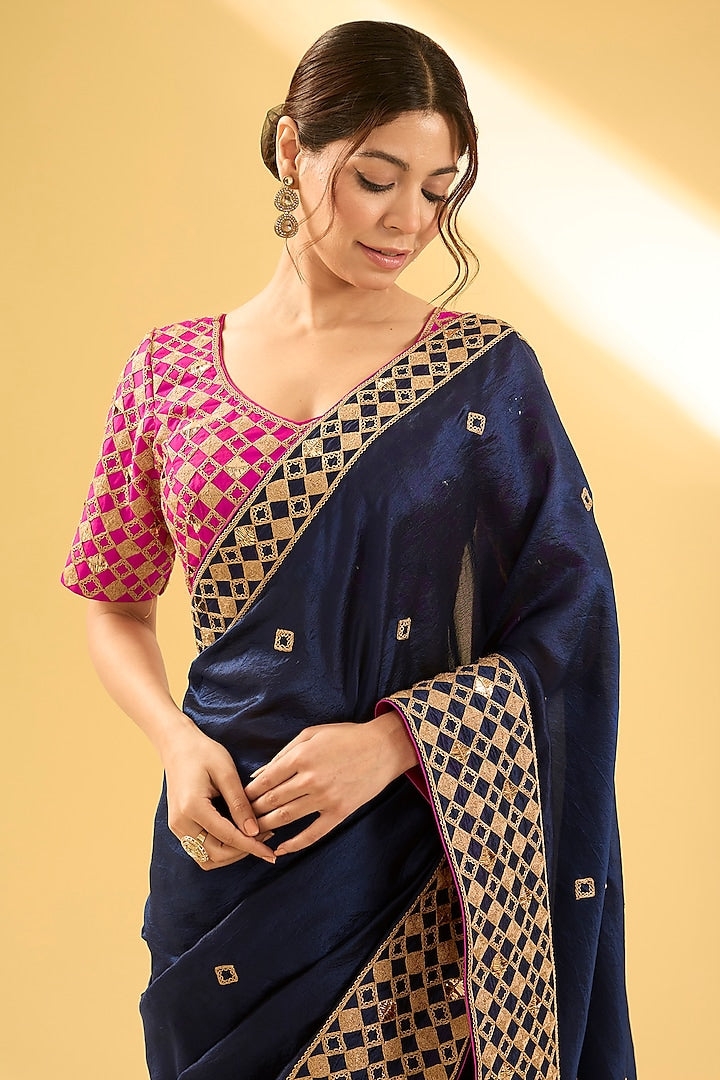 Timeless Handloom Saree with Rich Embroidery and Heavy Detailing for Women