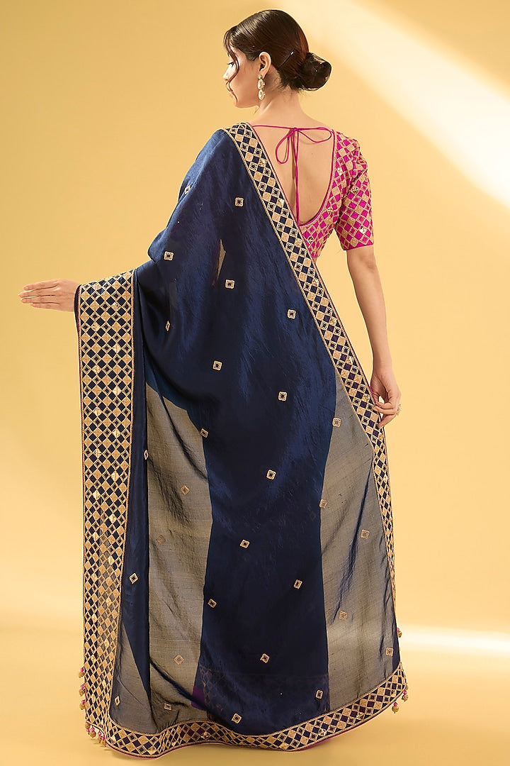 Timeless Handloom Saree with Rich Embroidery and Heavy Detailing for Women