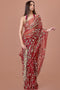 Chic Designer Saree with Rich Work and Heavy Craftsmanship for Special Occasions for Women