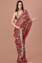 Chic Designer Saree with Rich Work and Heavy Craftsmanship for Special Occasions for Women