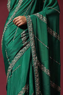 Exquisite Heavy Silk Saree with Rich Work and Intricate Embellishments for Women