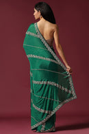 Exquisite Heavy Silk Saree with Rich Work and Intricate Embellishments for Women