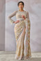 Opulent Bridal Saree with Rich Silk Work and Heavy Thread Embroidery for Women