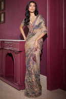 Lavish Designer Saree with Rich Handwork and Heavy Embellishments for Women