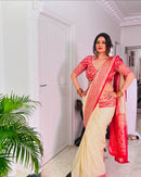 Royal Banarasi Silk Saree with Intricate Zari Work For Women