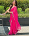 Opulent Georgette Saree with Glamorous Embellishments For Women