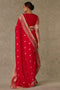 Sumptuous Silk Saree with Rich Handwork and Heavy Embellishments for Women