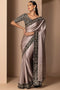 Timeless Silk Saree with Rich Work and Heavy Stone Detailing for Women