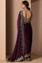 Exquisite Bridal Saree with Rich Embroidery and Heavy Decorative Work for Women