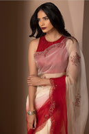 Elegant Festive Saree with Rich Handcrafted Work and Heavy Embellishments for Women