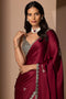 Exclusive Wedding Saree with Rich Silk Work and Heavy Handcrafted Embellishments for Women