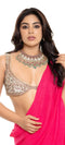 Opulent Georgette Saree with Glamorous Embellishments For Women