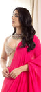 Opulent Georgette Saree with Glamorous Embellishments For Women