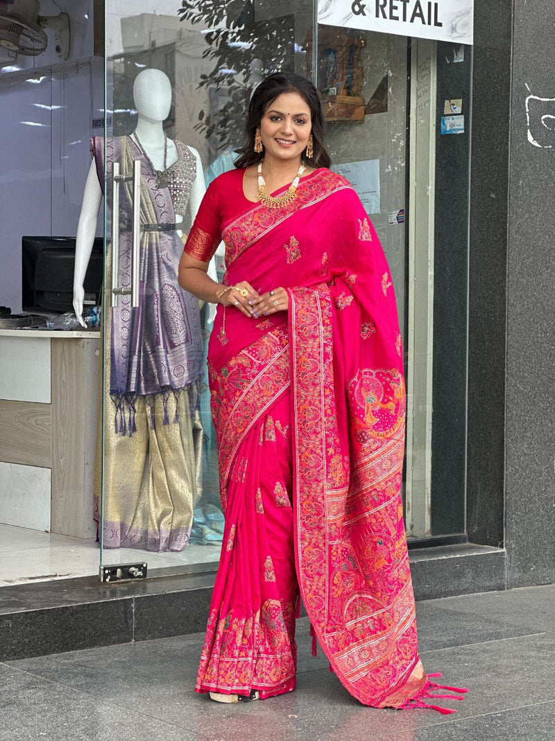 Designer Wedding Saree Fashionable Wedding Celebration Wear for Women