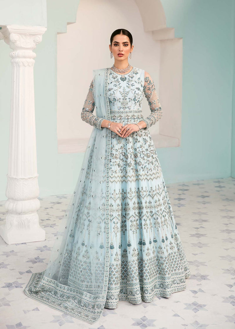 Luxurious Ethnic Heavy Wedding Gown with Intricate Embroidery and Traditional Detailing