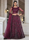 Elegant Bridal Gown with Opulent Heavy Embroidery & Classic Ethnic Design For Women