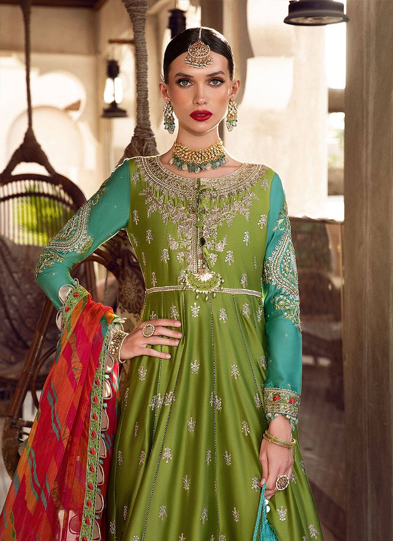 Statement Ethnic Heavy Gown with Timeless Craftsmanship & Embellished Detailing For Women