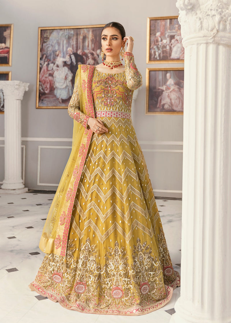 Heavy Embroidered Ethnic Wedding Dress with Luxe Wedding Gown Design