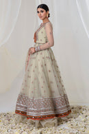 Exclusive Ethnic Wedding Gown with Rich Embroidery & Heavy Bridal Embellishments For Women