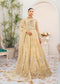 Heavy Net Hand Embroidered Embellished Gown For Wedding Festival