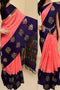 Pitch n Blue Colour Jacquard Designer Saree SY 5539