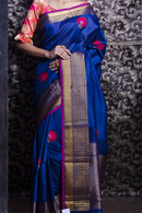 Exciting Multi  Colored Soft Silk Designer Jacquard Saree SY 5522