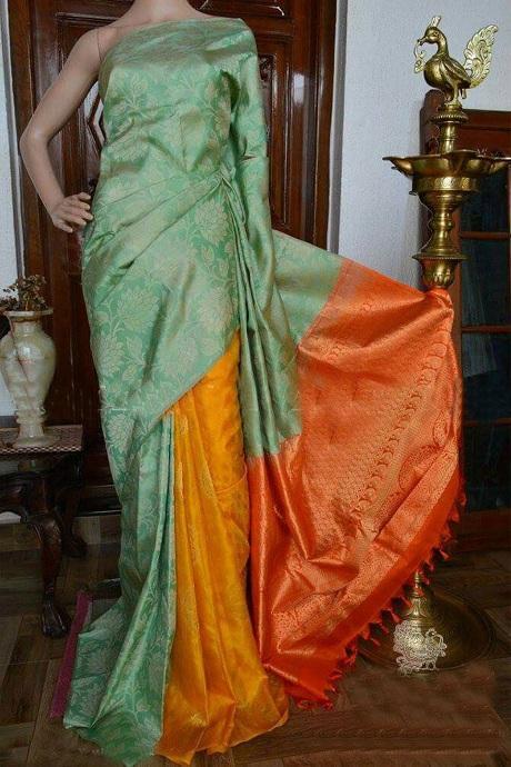 Exclusive Multi Color Soft Art Silk Designer Banarasi CRAZE4ZONE SY 6642