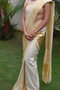 Graceful Silver Color Soft Silk Designer Party Wear Fancy Saree SY 6553