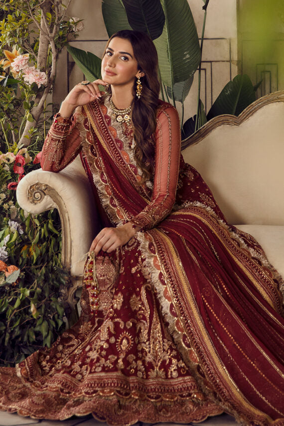 Red Colored Designer Wedding Wear Gown Collection