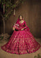 Magenta Pink Colored Lehenga With Dupatta