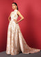 Ivory Colored Gorgeous Looking Maxi Gown