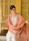 White colored Handwork Design Suit With Sarara