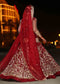 Red Colored Bridal maid Heavy Lehenga And Shirt With Dupatta