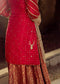 Red Colored Zarodoshi Work Design Lehenga With Choli