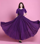 Superhit Purple Plain Kurti