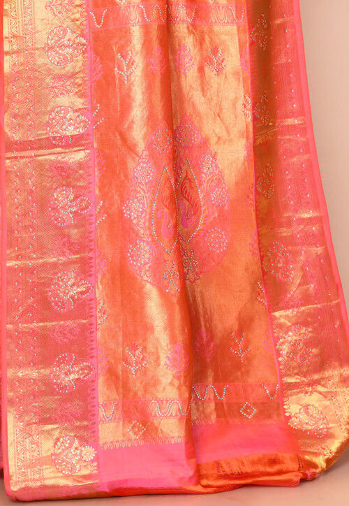 Kanchipuram Art Designer Embellished Silk Saree collection