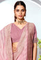 Bollywood Beautiful peach Color Saree for partywear collection woven